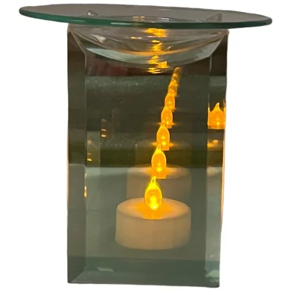 PartyLite Infinite Reflections Aroma Melts Warmer Candle Heat Decor Mirror P9226 - Picture 7 of 16